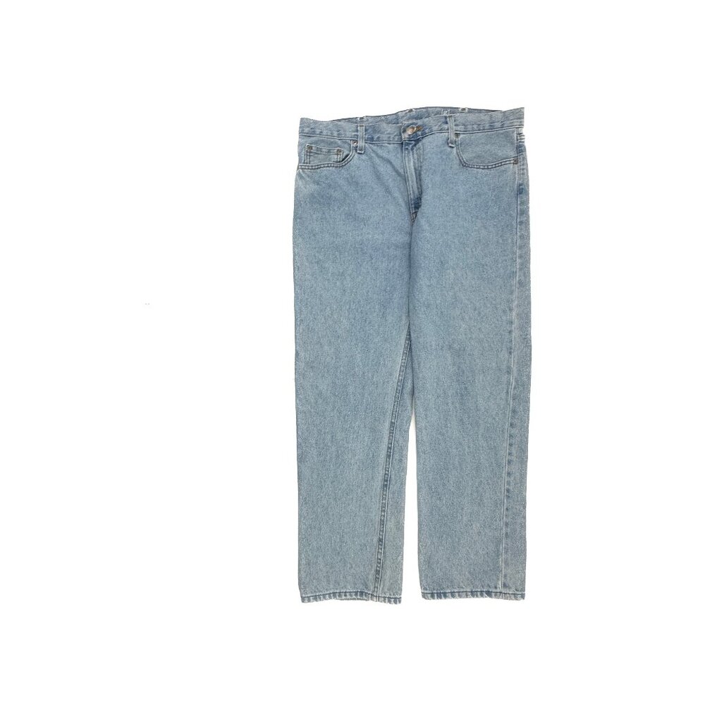 George Straight Leg Men's size 38x30 Medium Wash Blue Denim Jeans